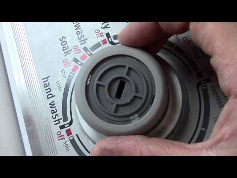 How to open a washer control panel and remove the timer - Maytag Whirlpool Kenmore