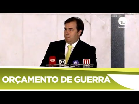 Maia quer votar com urgência medidas de suporte à economia