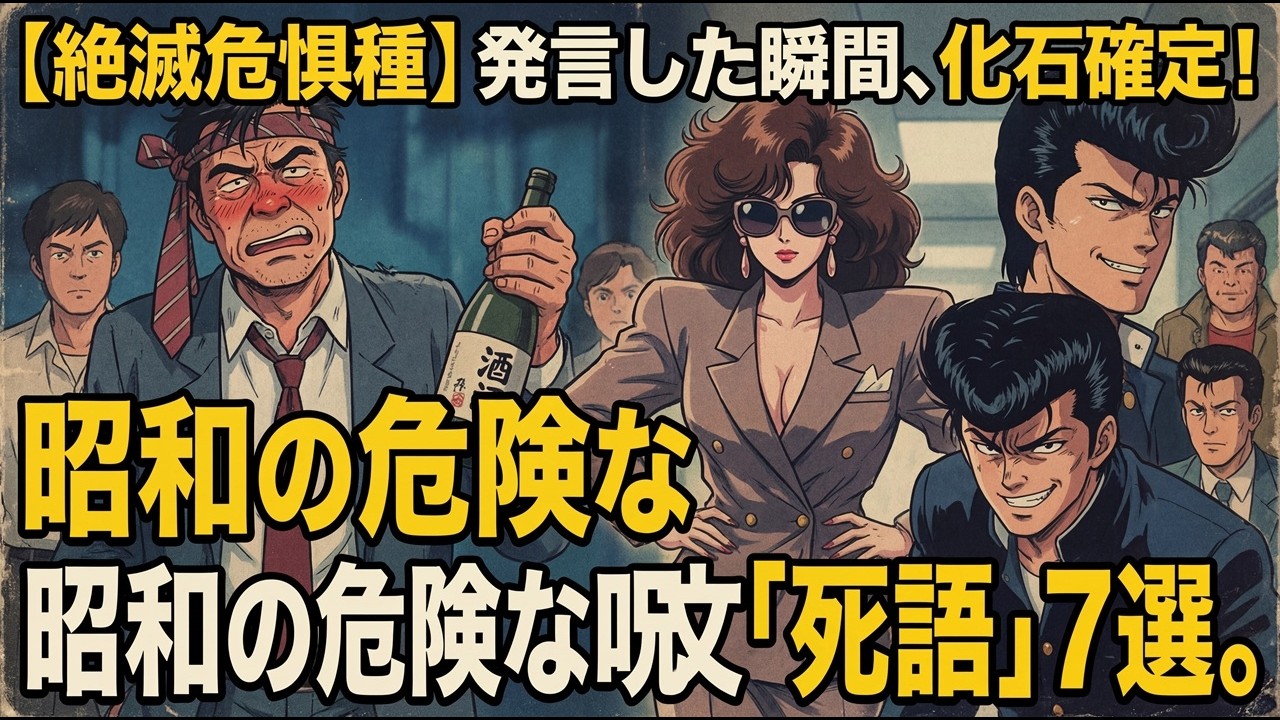 【絶滅危惧種】もはや呪文？昭和世代がうっかり使う「死語」７選