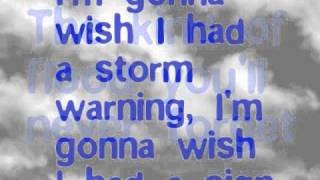 Storm Warning By: Hunter Hayes with Lyrics!