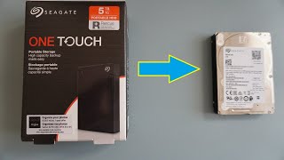 Unboxing and opening Seagate 5TB One Touch, Backup Plus and Expansion hard drives, shucking, shuck
