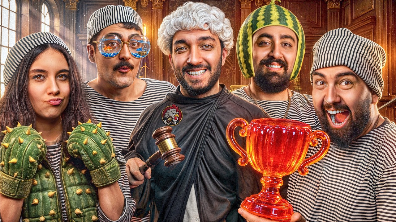 دادگاه مرغی با بابک و آرین👮‍♂️💀