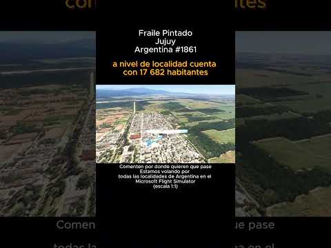 Fraile Pintado, Jujuy desde el Microsoft Flight Simulator #frailepintado #jujuy #argentina #msfs2024