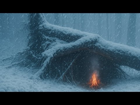 Trapped in a snowstorm – 3 days alone, no tent, no gloves, -21°C winds. Only fire and skill