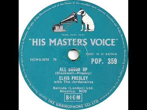 UK no. 1, (66) Elvis Presley with The Jordanaires - All Shook Up