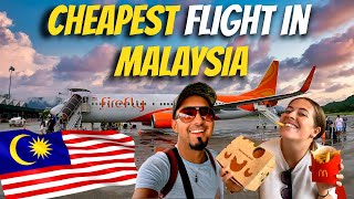 Trying McDonalds NASI LEMAK at Penang Airport MALAYSIA 🇲🇾 - and the CHEAPEST Flight in Malaysia