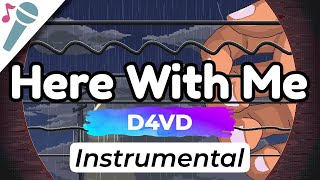 d4vd - Here With Me - Karaoke Instrumental (Acoustic)
