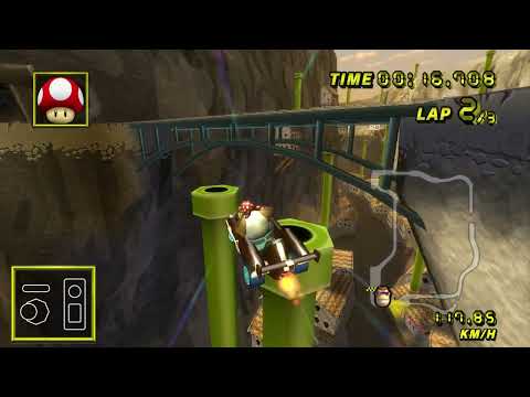 【MKW Kart WR】Wario's Gold Mine (Glitch) - 38.835 - Exteryan