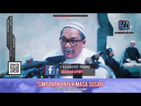 TAZKIRAH : Fikir Masa Depan | Krisis Ekonomi - Ustaz Shamsuri Ahmad