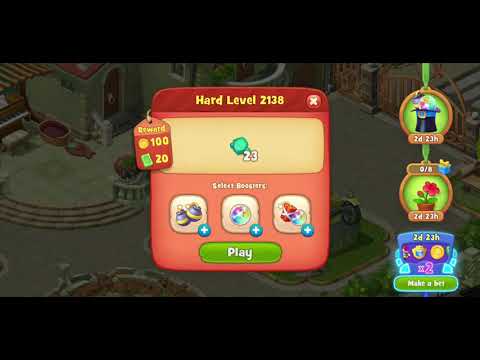 Gardenscapes Level 2138