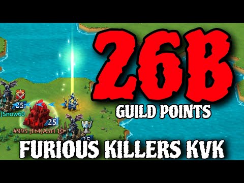 Lords Mobile| THE BEST IN THE WORLD - FURIOUS KILLERS SMASHING KVK WITH 26B GUILD POINTS!