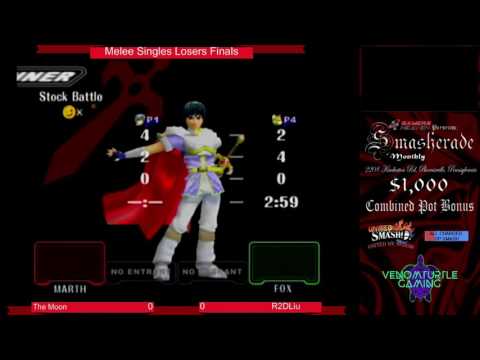 Smasherade Melee Singles The Moon vs R2DLiu Losers Finals