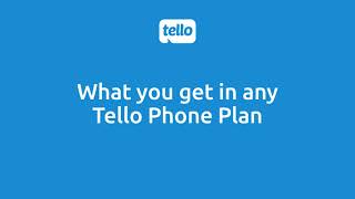 What you get in any Tello Phone Plan | Tello Mobile