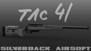 Silverback TAC-41PS Classic Polimer Dipçik Sport Version Sniper Bolt Action Airsoft Tüfek – Yeşil (SBA-T41PS-OD) - Video