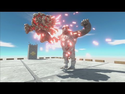 NEW!! Lava Golem that burns and bursts - Animal Revolt Battle Simulator