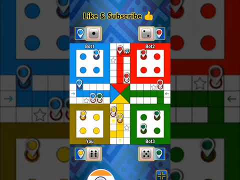 LUDO GAME WITH 4 PLAYERS DANGEROUS WAR #ludo #games #gameskhelkarpaisekai #playgames #play #shorts