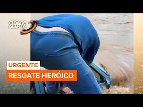 Resgate heróico em ciríaco no Rio Grande do Sul