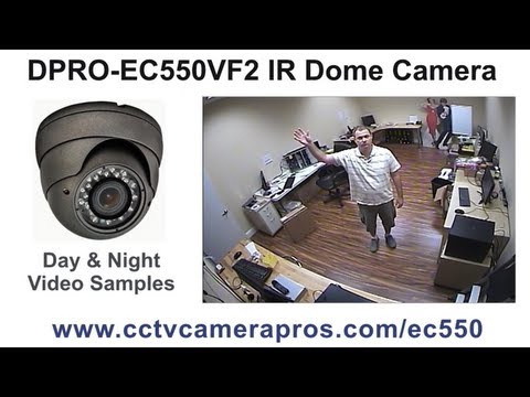 Dpro-ec550vf2 ir dome camera sample cctv surveillance video