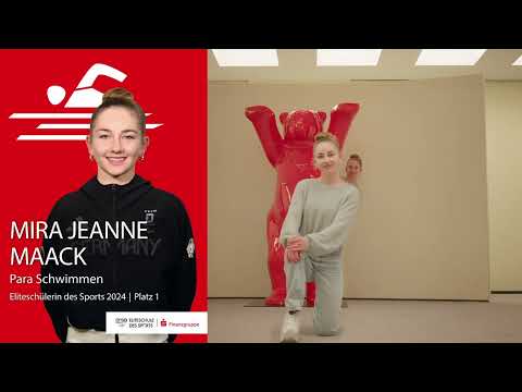 Eliteschülerin des Sports 2024 | 1. Platz Mira Maack - Para Schwimmen
