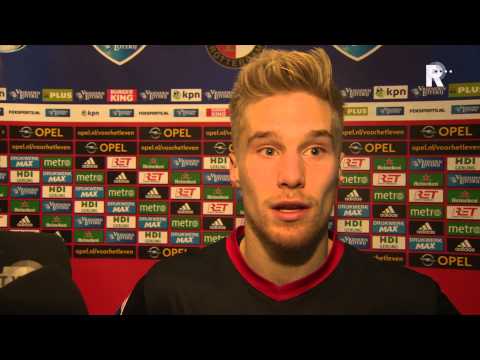 Tom van Weert na afloop van Feyenoord - Excelsior