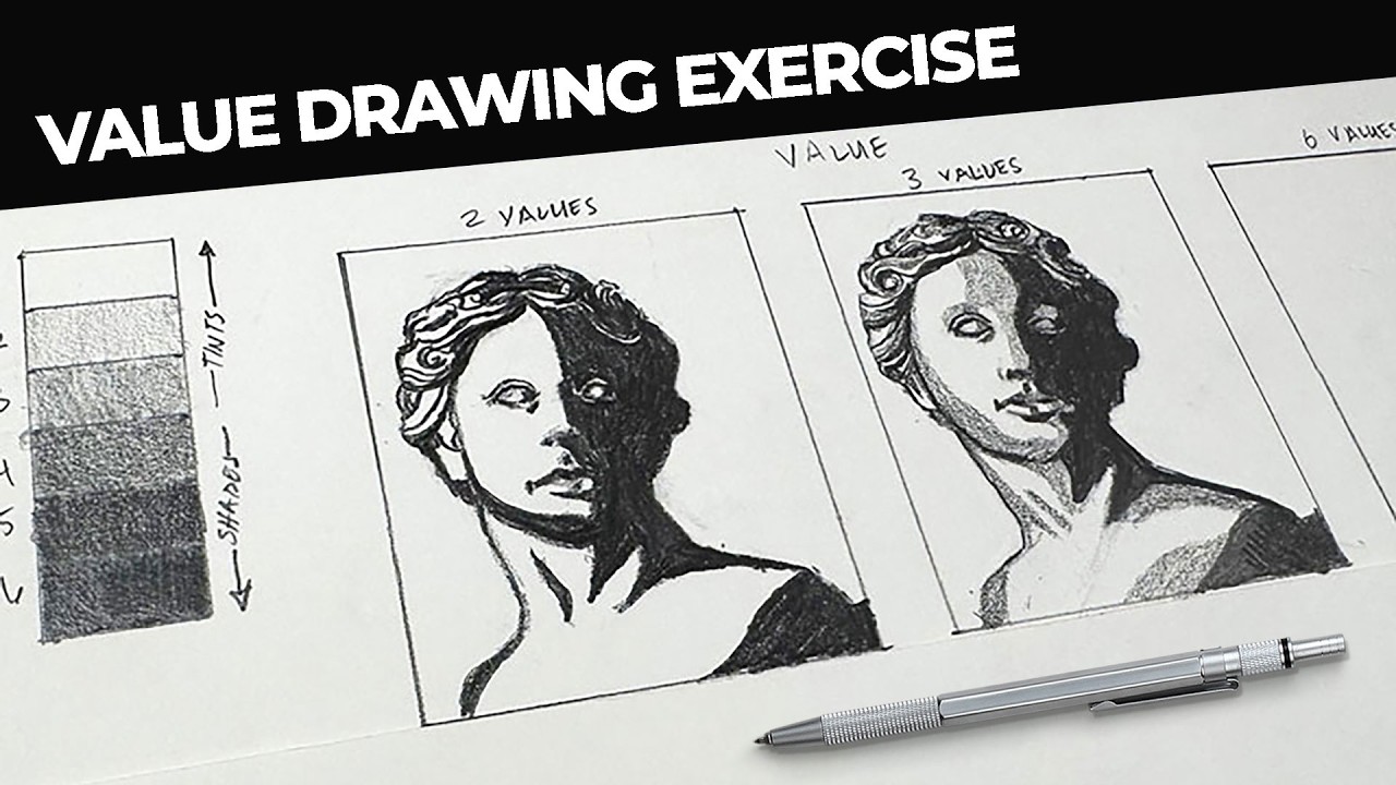 Value Drawing Exercise - Match Those Values!