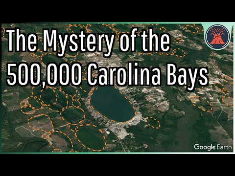The Geologic Mystery of the Carolina Bays; The 500,000 Oval Shaped Depressions