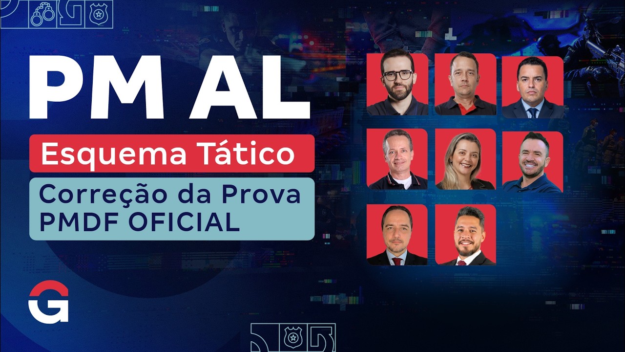 Concurso PM AL | Esquema Tático: Raio-X da Prova PMDF Oficial