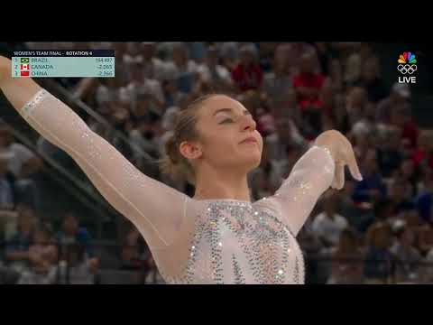 (NBC) Angela Andreoli FX TF 2024 Olympics