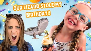 Going All Out For Our Lizard's Birthday!