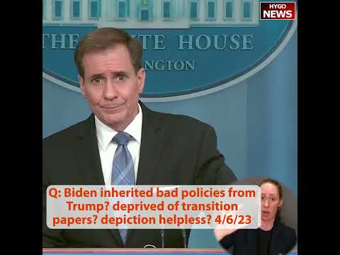 Q: Biden Inherited Flawed Policies From Trump? Deprived Of Transition Papers, Deprived Of Accurate