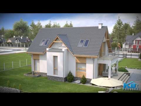 Projekt domu Ochojec DM-6170 - animacja 3D