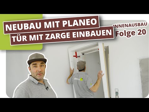 Zimmertür mit Zarge selbst einbauen