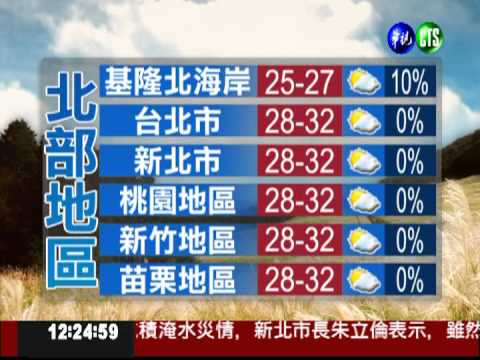 2012.05.06 華視午間氣象 莊雨潔主播