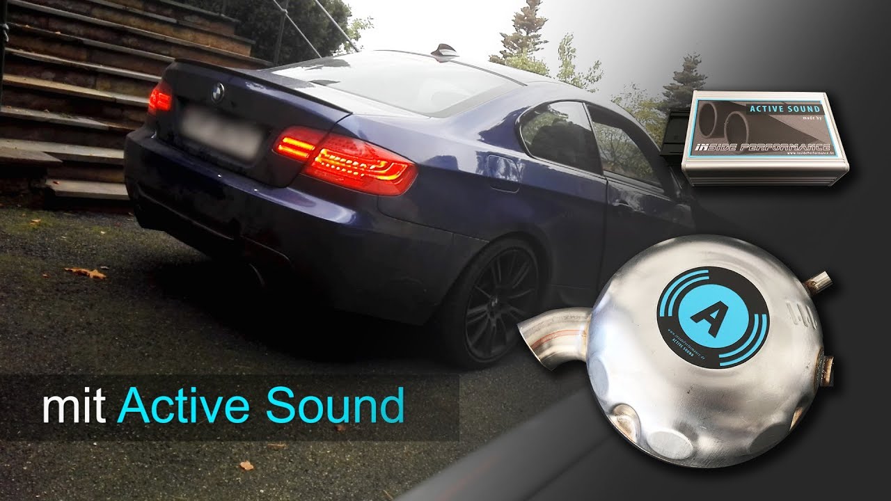 Perfekter Diesel Sound am 3er BMW E92 (hier: 320d) – Active-Sound.de