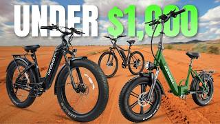 Best Electric Bikes UNDER $1,000 | Top 3 E-bikes on a Budget: Kingbull, Ainohot, 5th Wheel