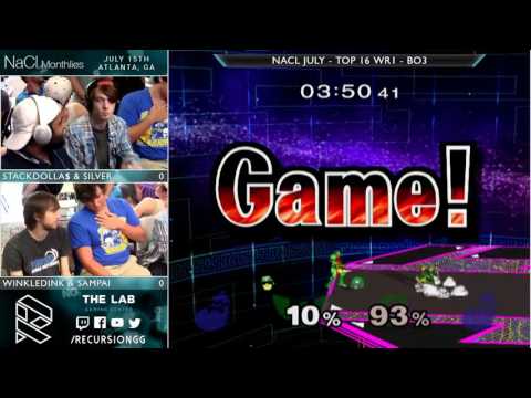 NaCl July17 - StackDolla$ & Silver vs Winkledink & Sampai - Top 16 WR1
