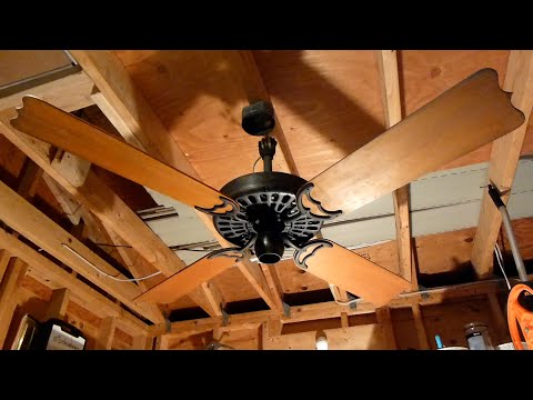 Antiker Hunter C17 Deckenventilator, ca. 1920er Jahre