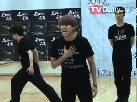 [Other] 110707 TVDailyTemptation of  Wolves Musical  Rehearsal - Ryeowook