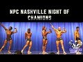 NPC Nashville Night of Champions Classic Physique Overall Winner Jared Keys