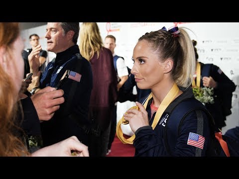 Light Up Medals, How Do They Work? Kara Eaker and Mykayla Skinner (USA)