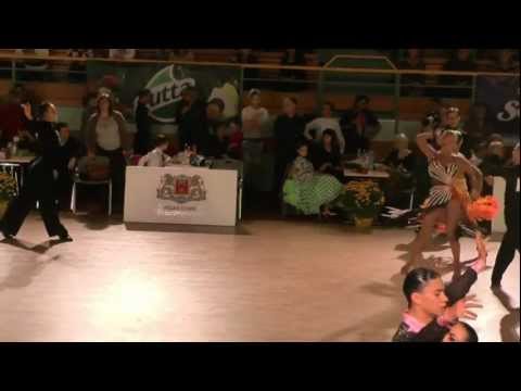 00232 Latvia Open 2012 Youth Latin Final Rumba - Nikolay Chernov & Evgenia Florinskaya