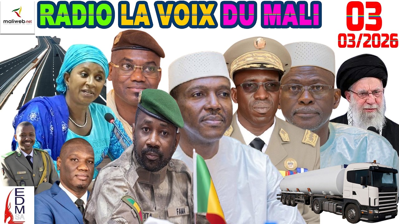 La Revue de Presse de la RADIO LA VOIX DU MALI du 03 Mars 2026
