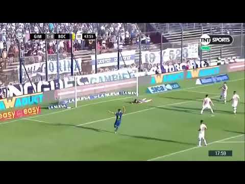 Gol de Espinoza, Gimnasia 2-1 Boca, Superliga Argentina 2018/2019