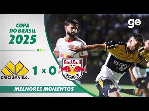 Gols e lances de Criciúma x Red Bull Bragantino