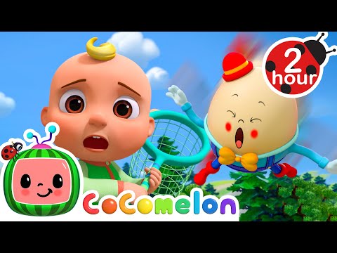 JJ's Saves Humpty Dumpty 🥚 CoComelon Animal Time Nursery Rhymes and Kids Songs | After School Club