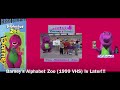 Alphabet Zoo 1999 VHS Is Later