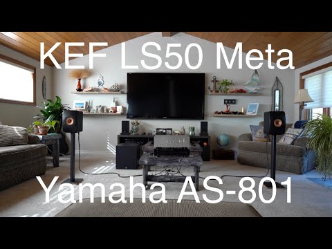 KEF LS50 Meta & Yamaha AS801 Demo