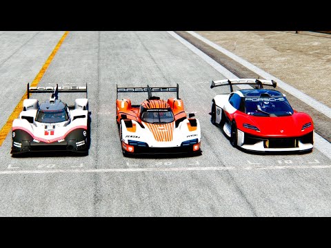 Porsche 963 LMDh vs Porsche Mission R vs Porsche 919 EVO at Imola GP