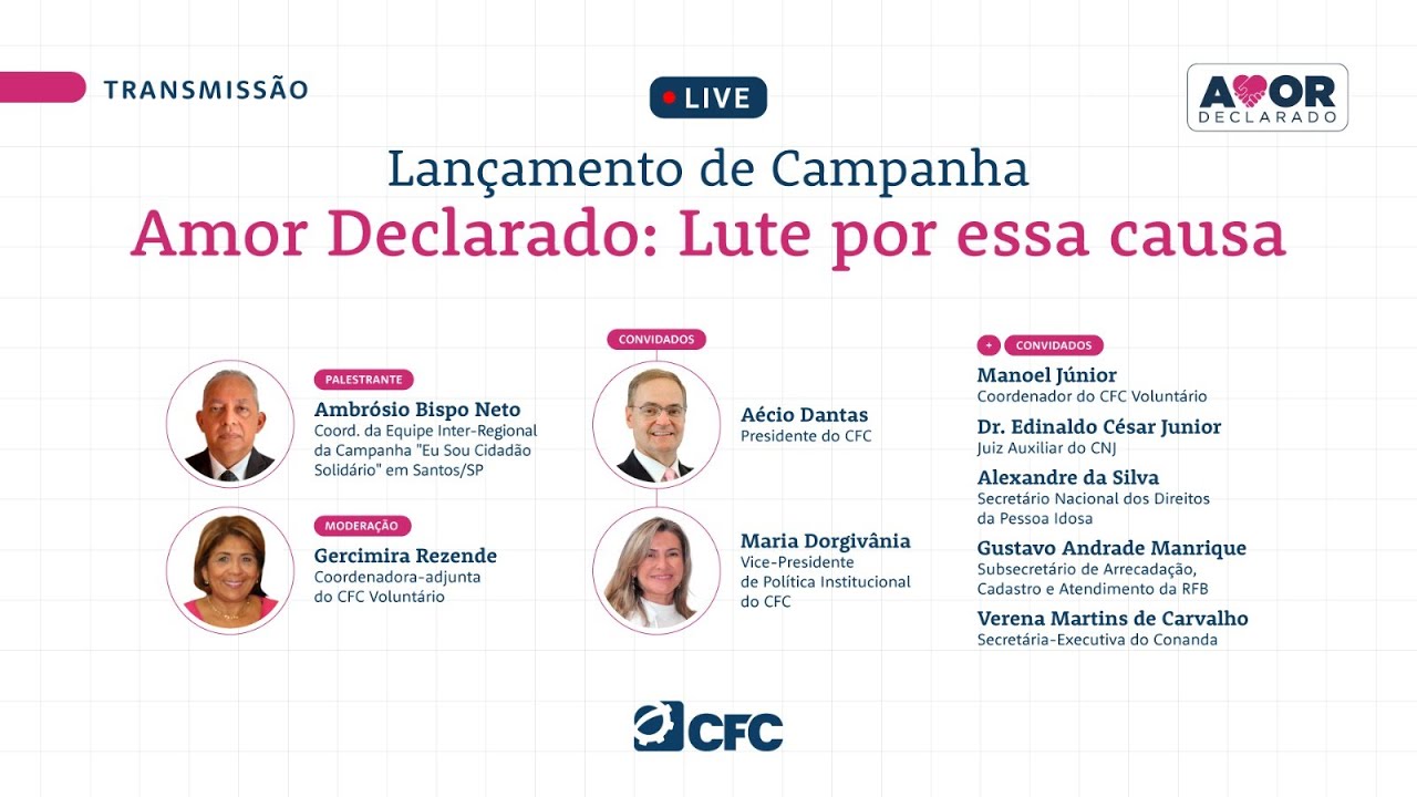 Lançamento de Campanha | Amor Declarado: Lute por essa causa