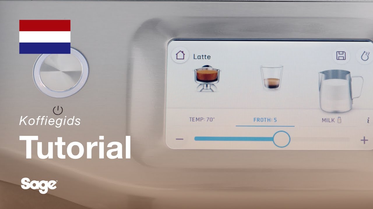 De melktemperatuur en- textuur van melk aanpassen